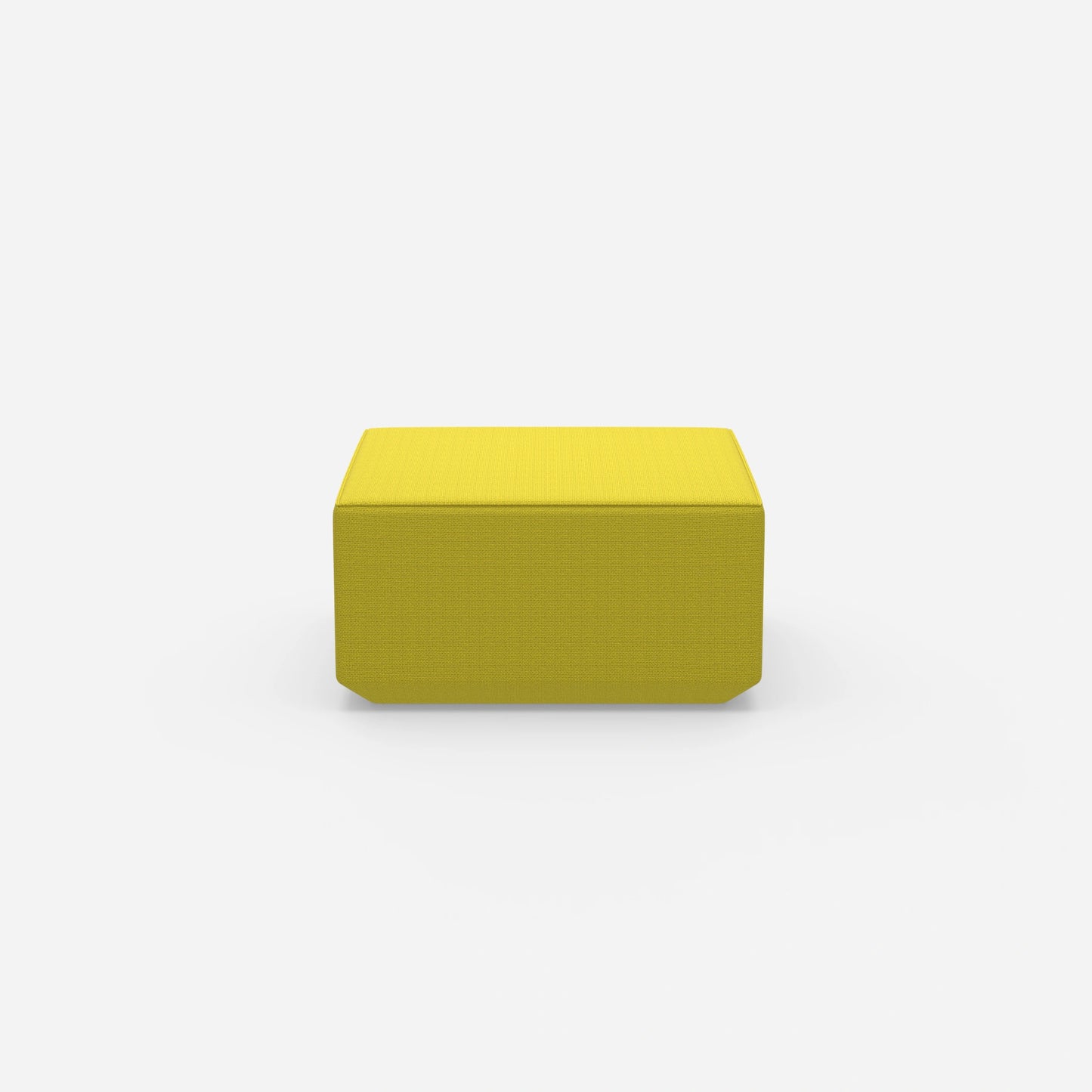 Pouf moderno alto 41 cm frontalmente