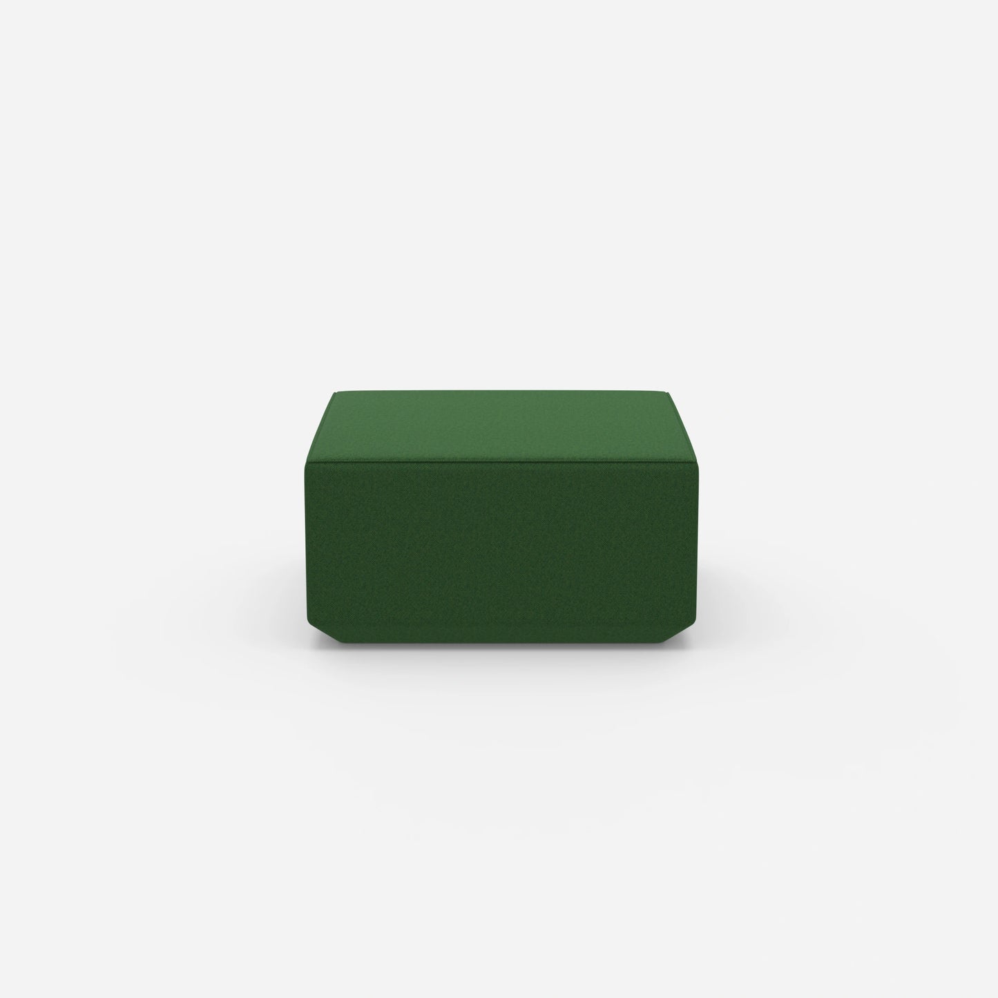 Pouf moderno alto 41 cm frontalmente