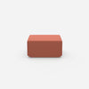 Pouf moderno alto 41 cm frontalmente