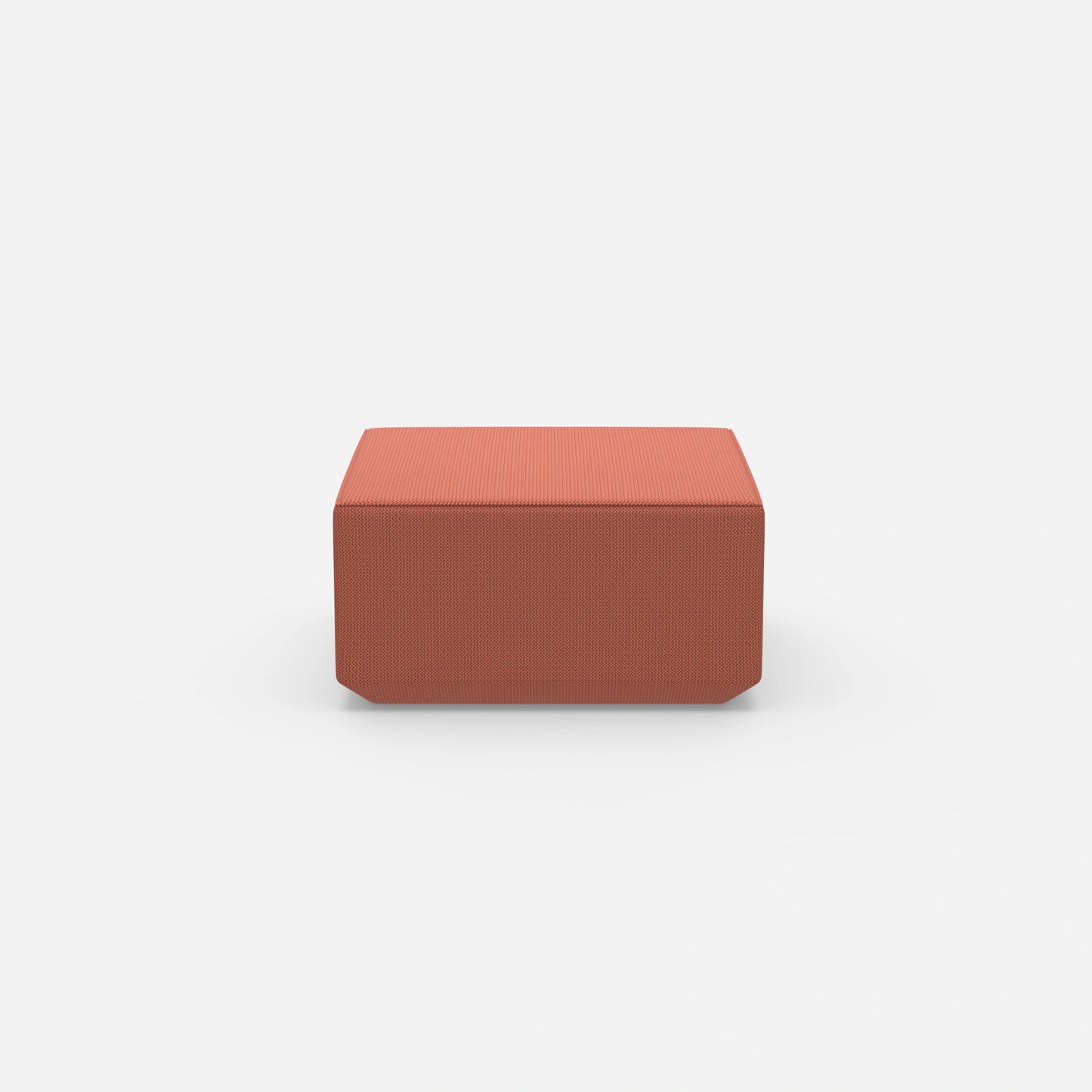 Pouf moderno alto 41 cm frontalmente
