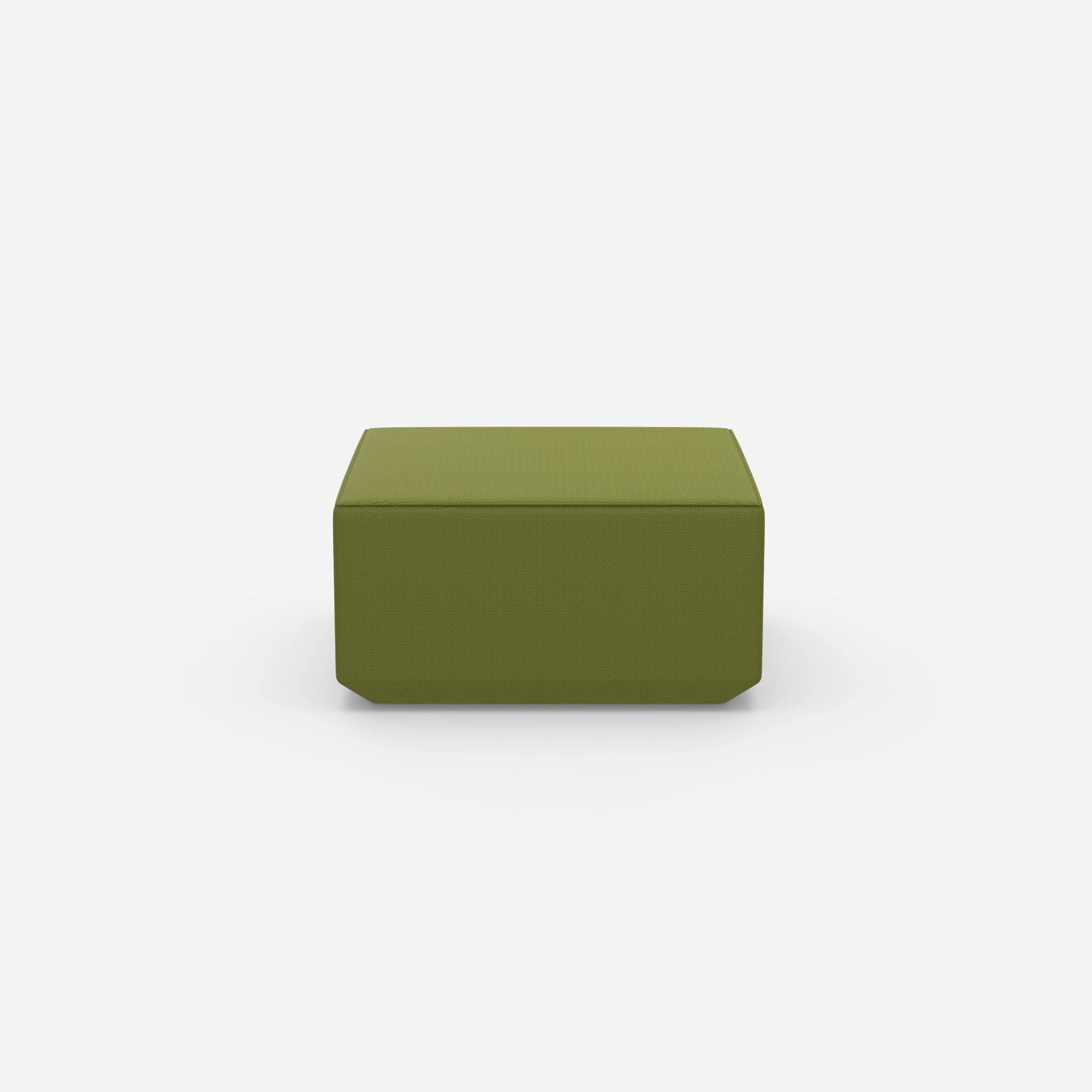 Pouf moderno alto 41 cm frontalmente