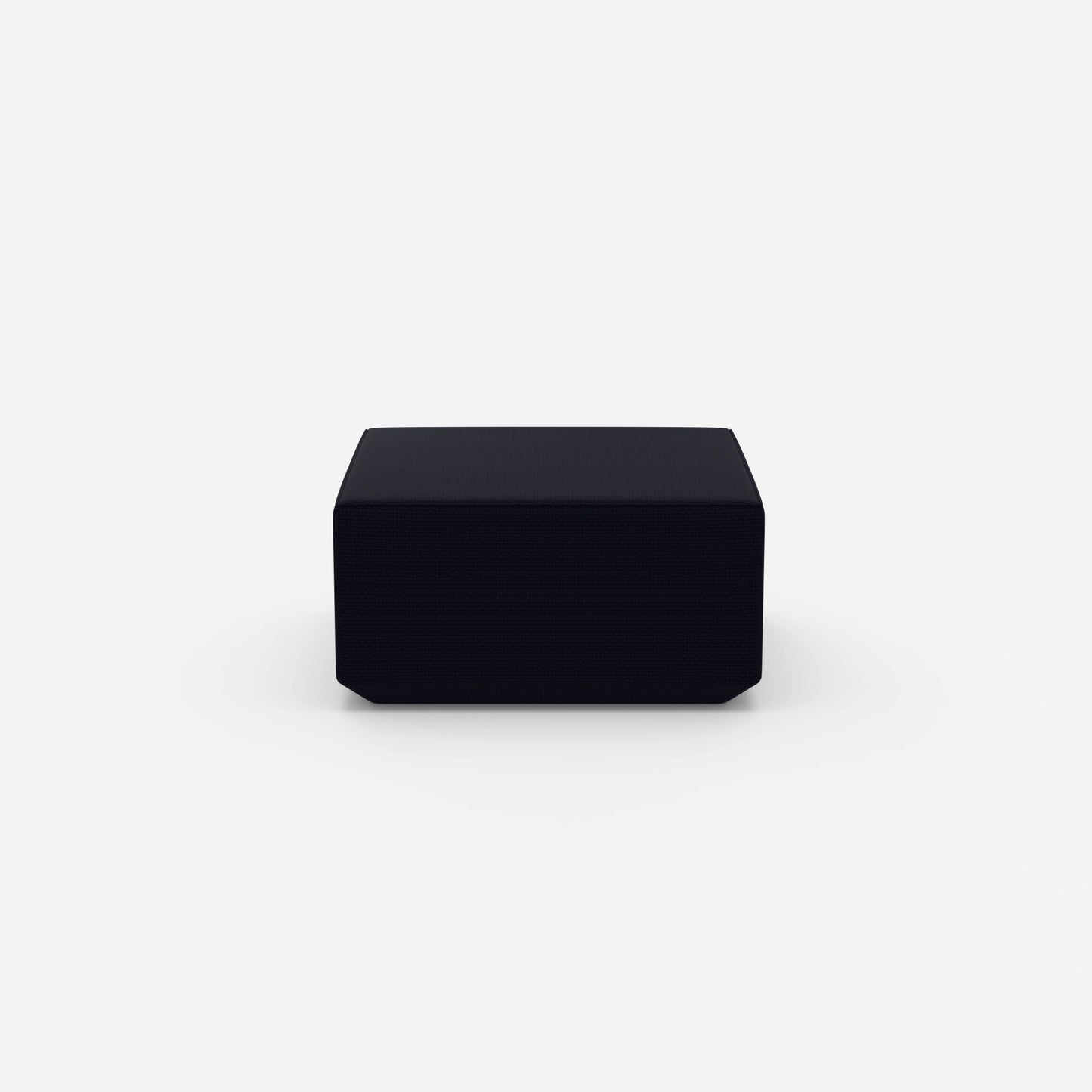 Pouf moderno alto 41 cm frontalmente