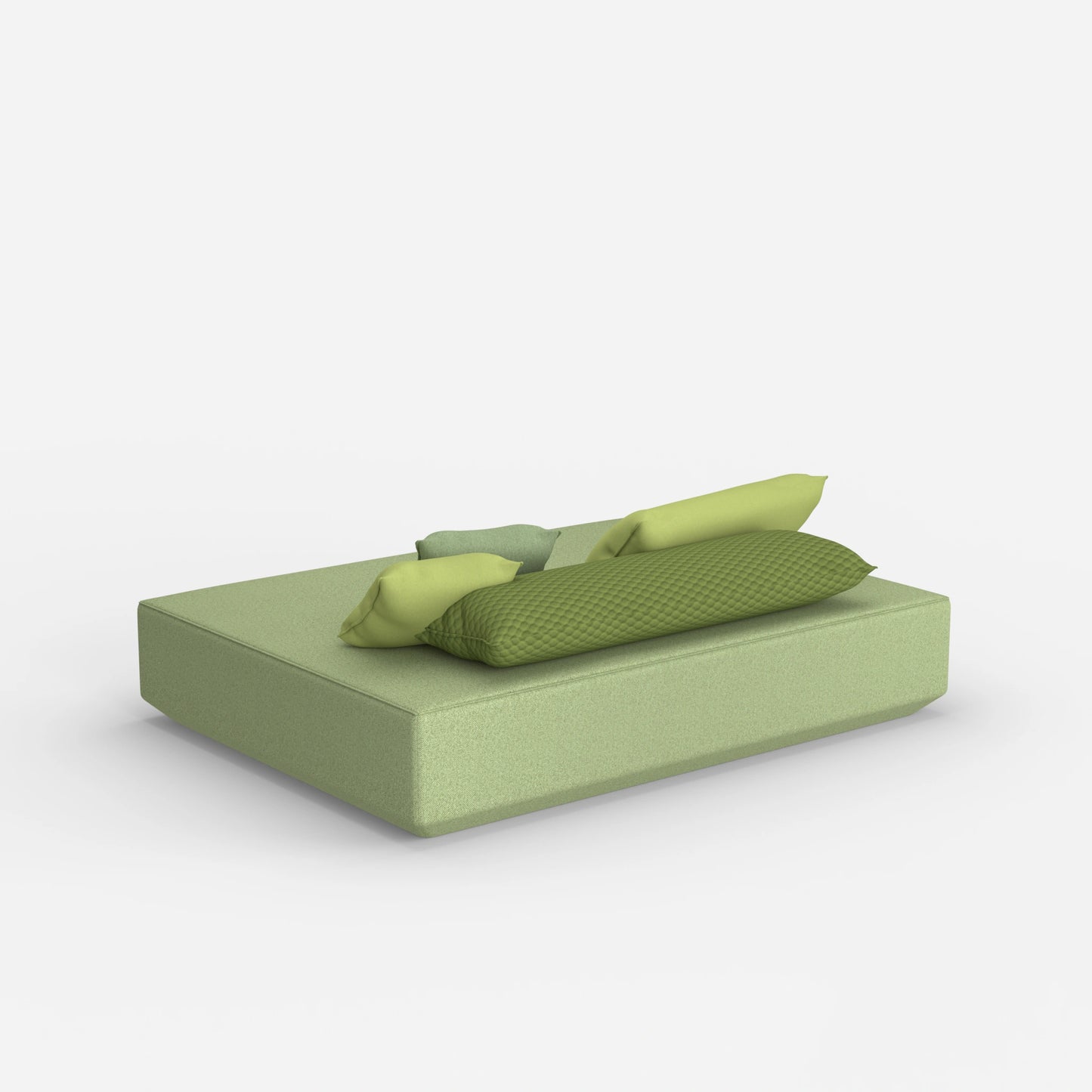 Pouf moderno in grande da dietro