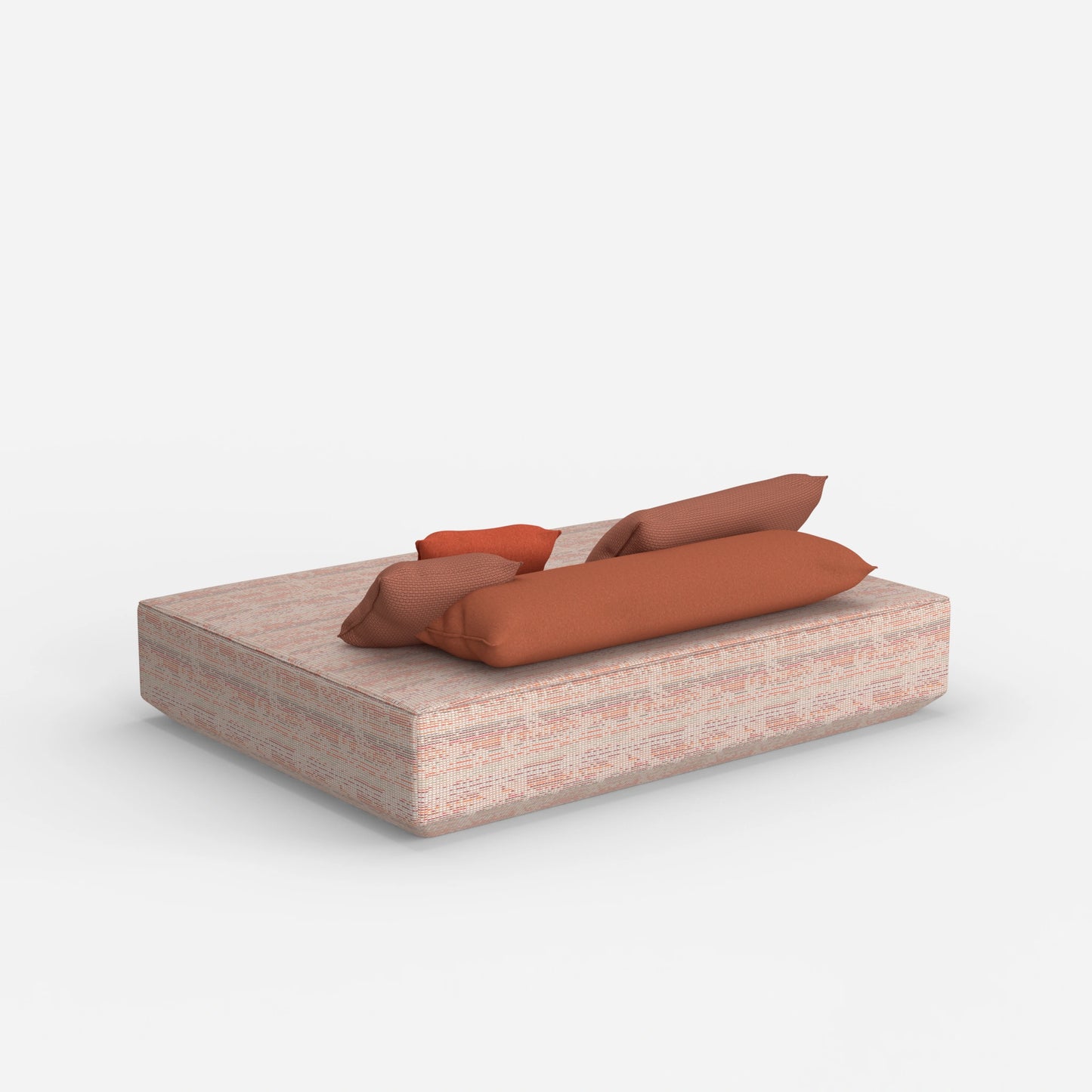 Pouf moderno in grande da dietro