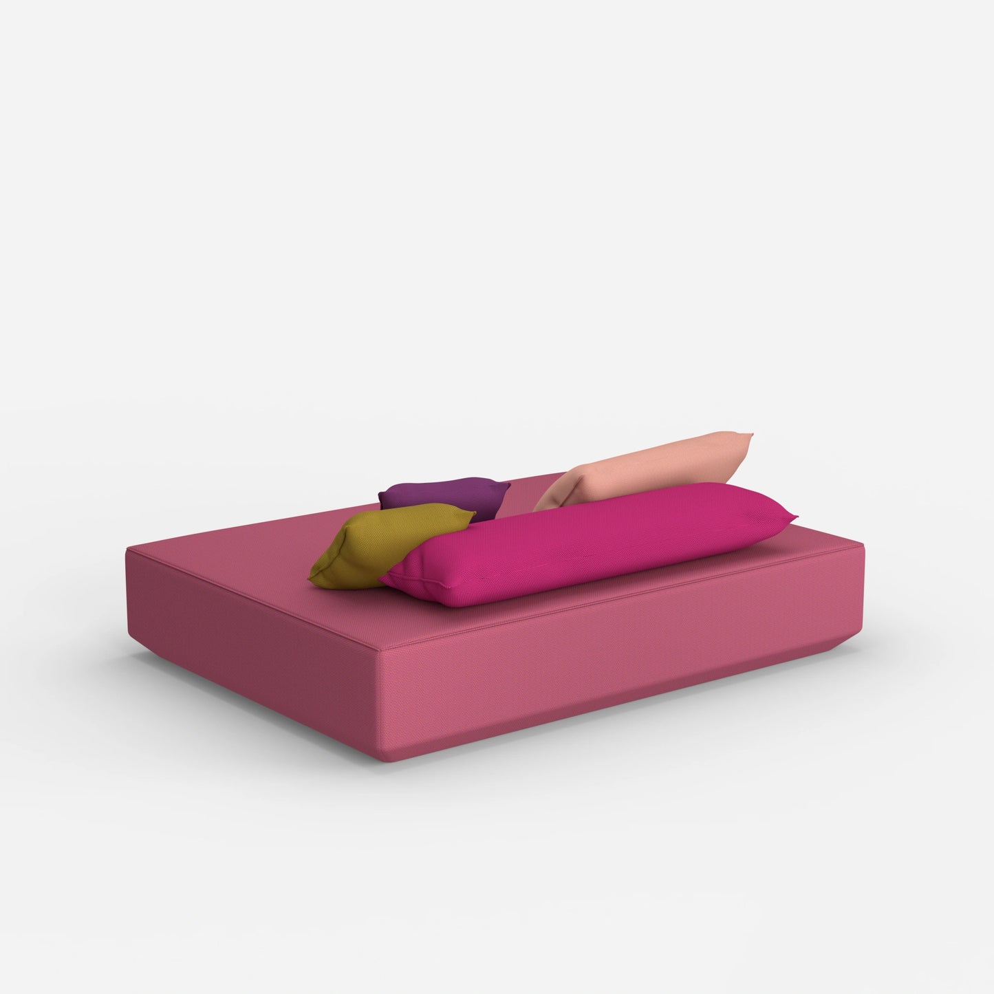 Pouf moderno in grande da dietro