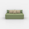 Pouf modulare moderno visto di fronte