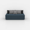 Pouf modulare moderno visto di fronte