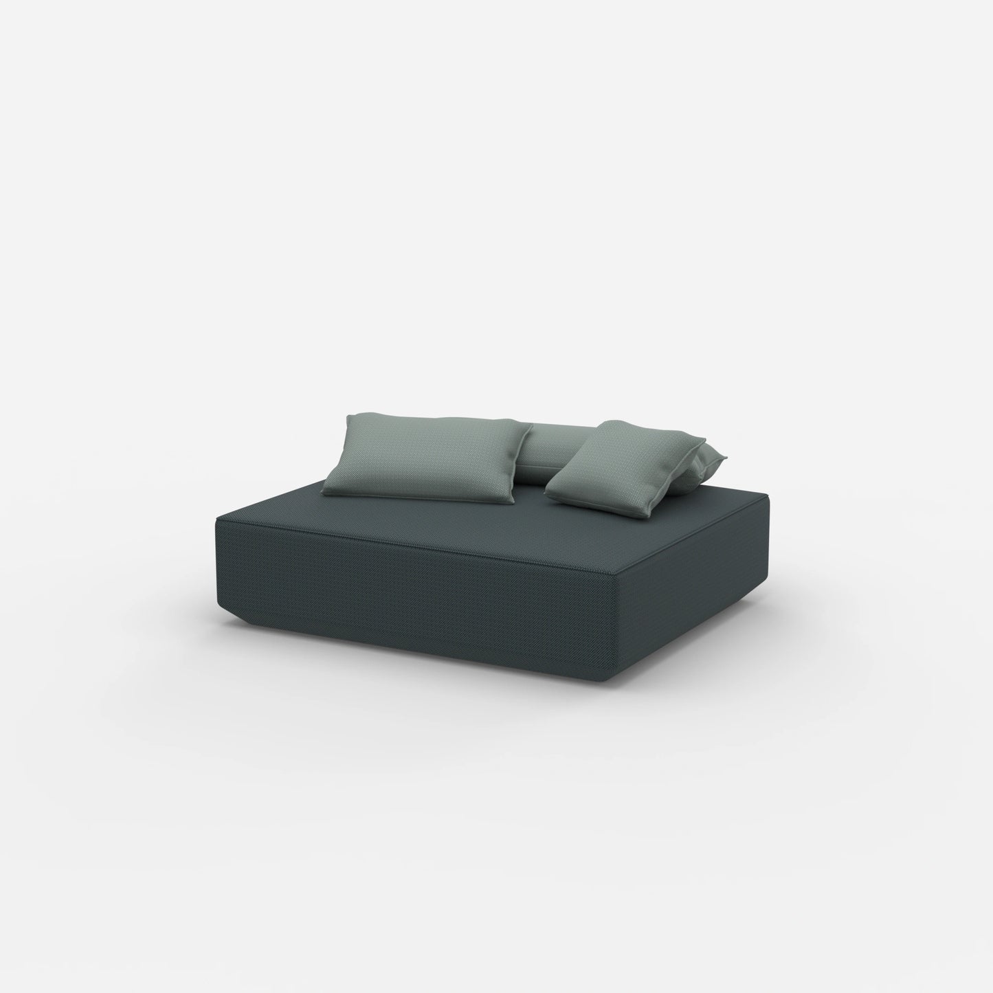 Pouf benzina moderno dal lato