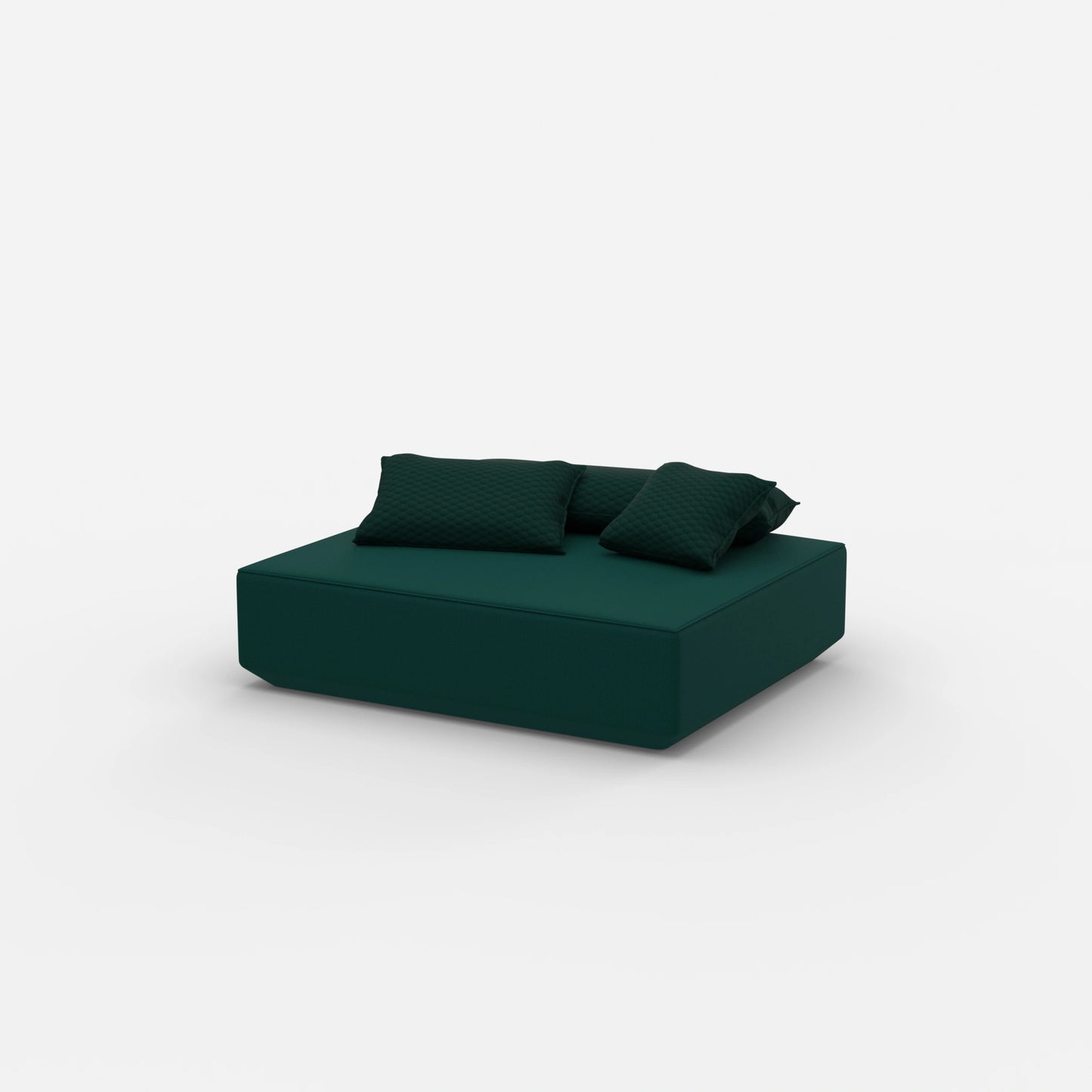 Pouf benzina moderno dal lato