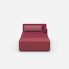 Chaise longue modulare per dormire frontalmente