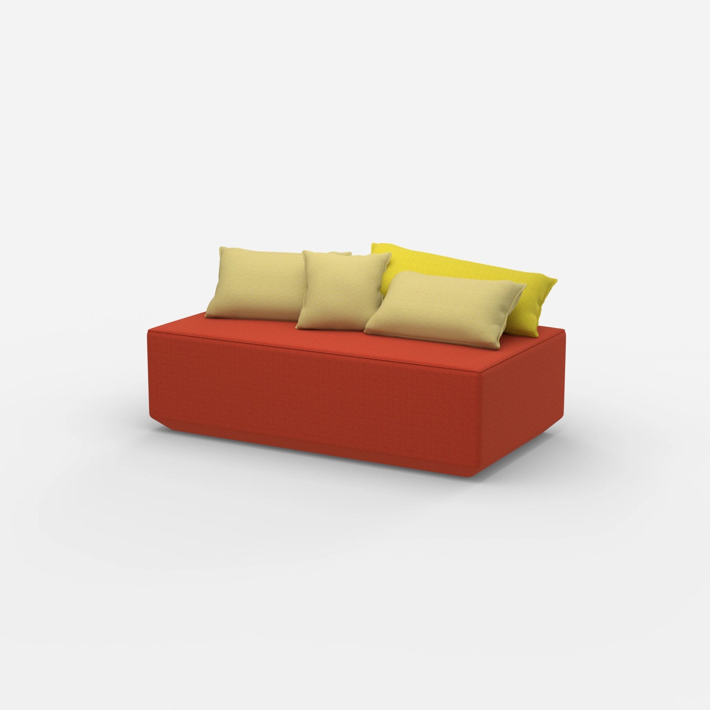 Pouf modulare laterale