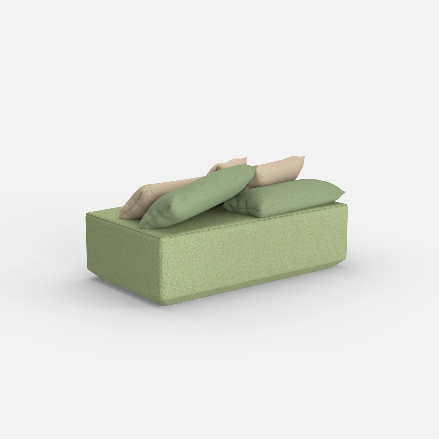 Pouf modulare da dietro