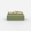 Pouf modulare frontale