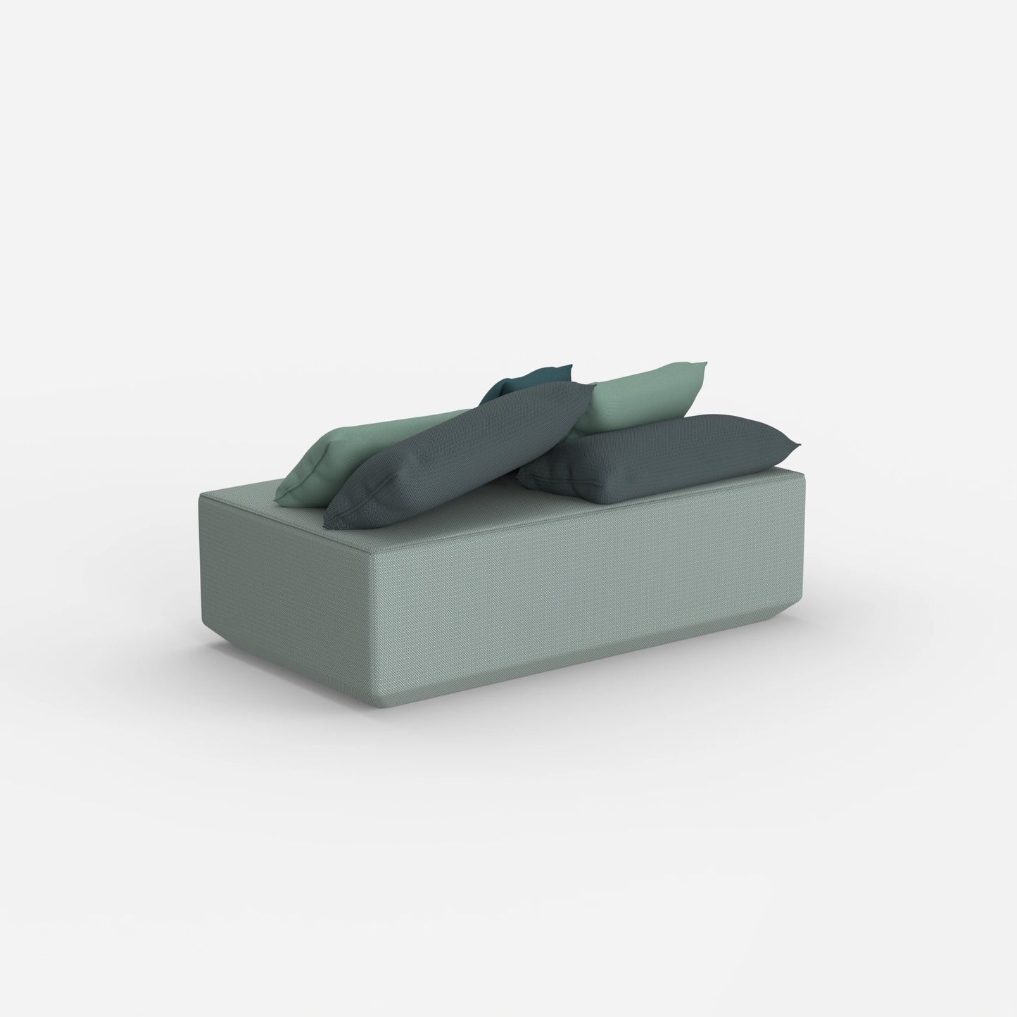 Pouf modulare da dietro