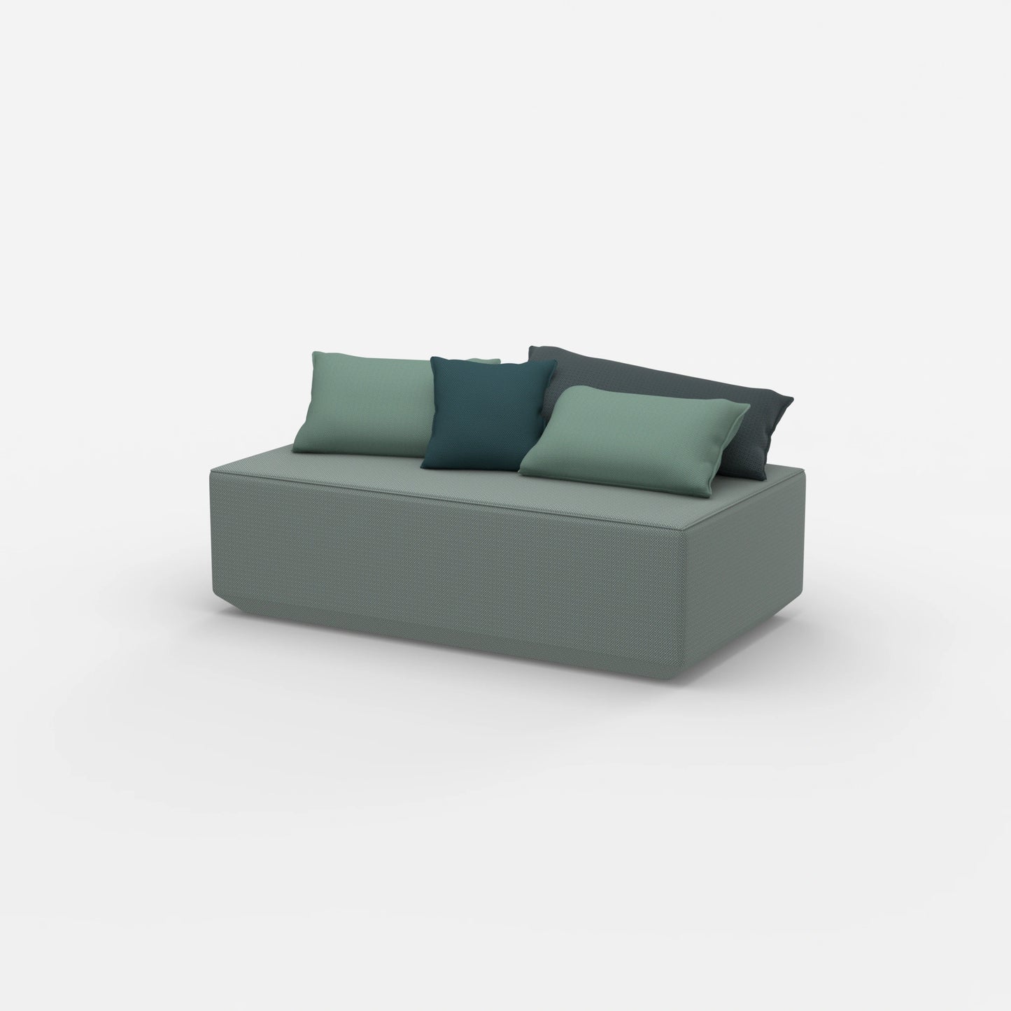 Pouf modulare laterale