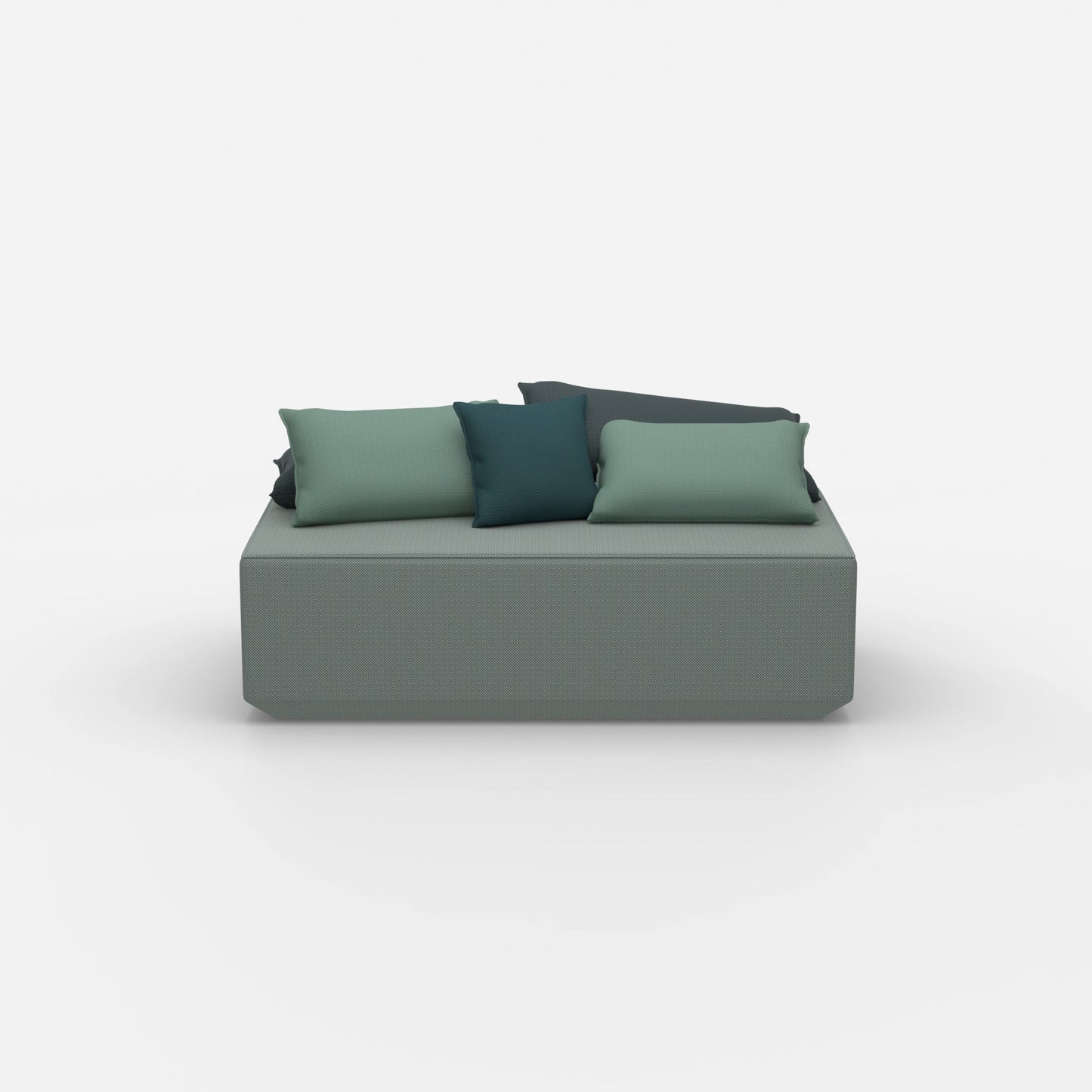 Pouf modulare frontale