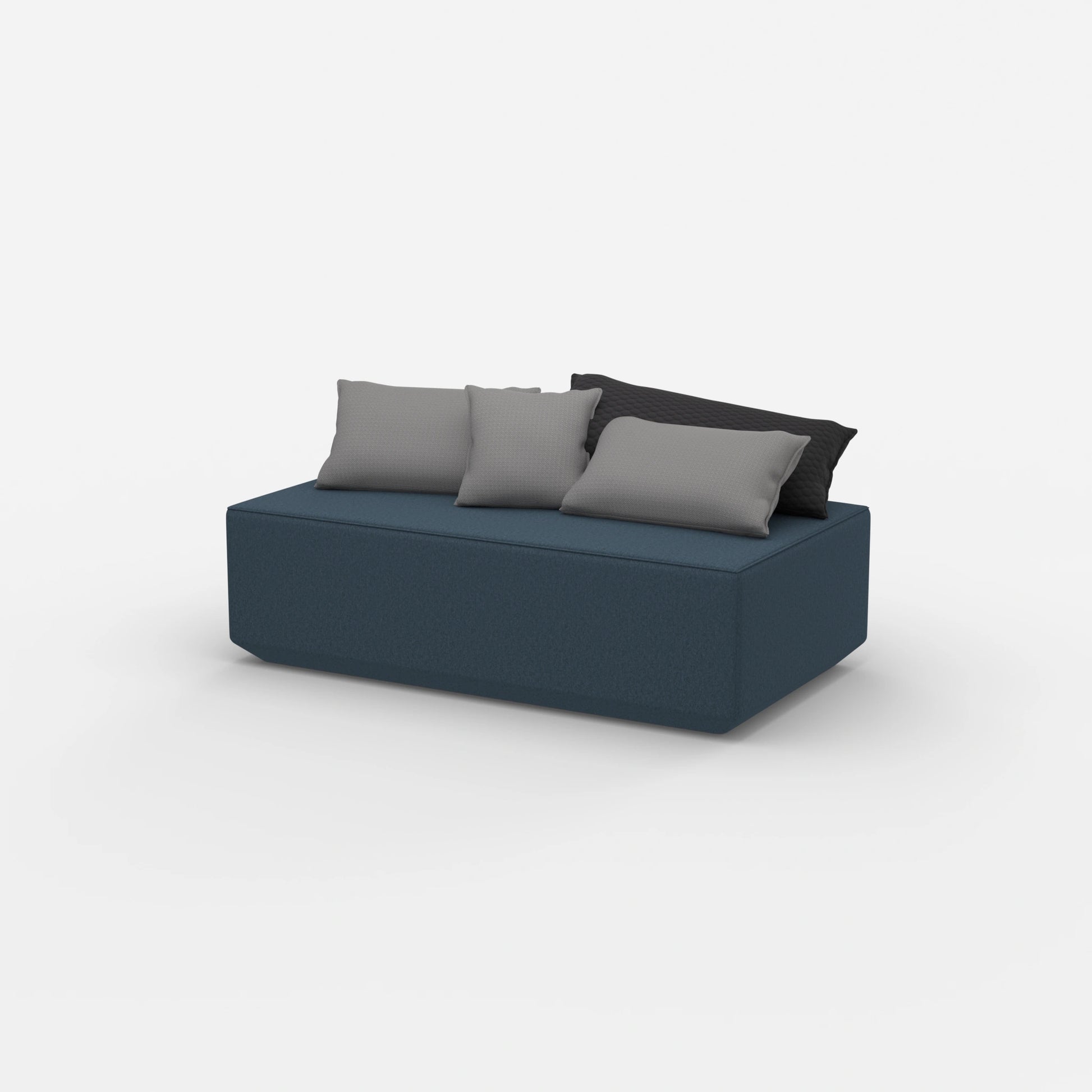 Pouf modulare laterale