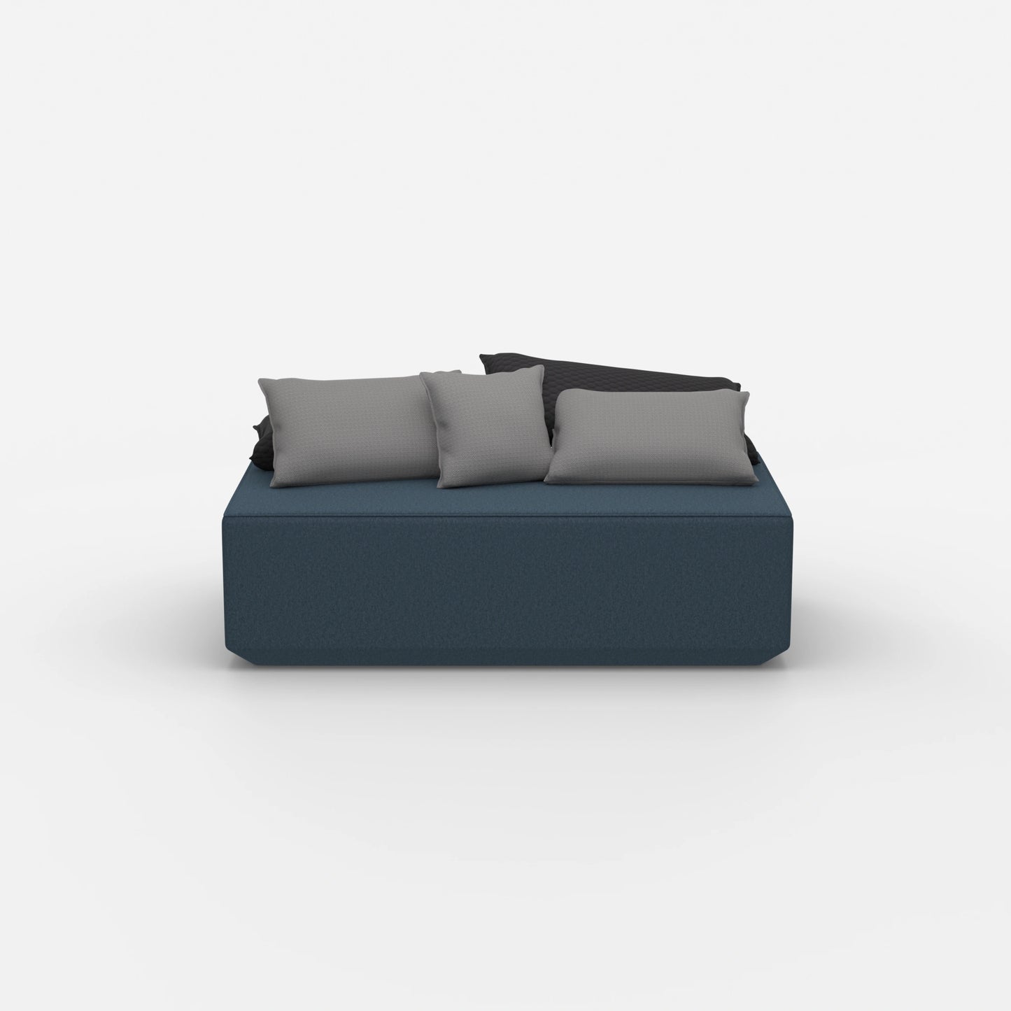 Pouf modulare frontale