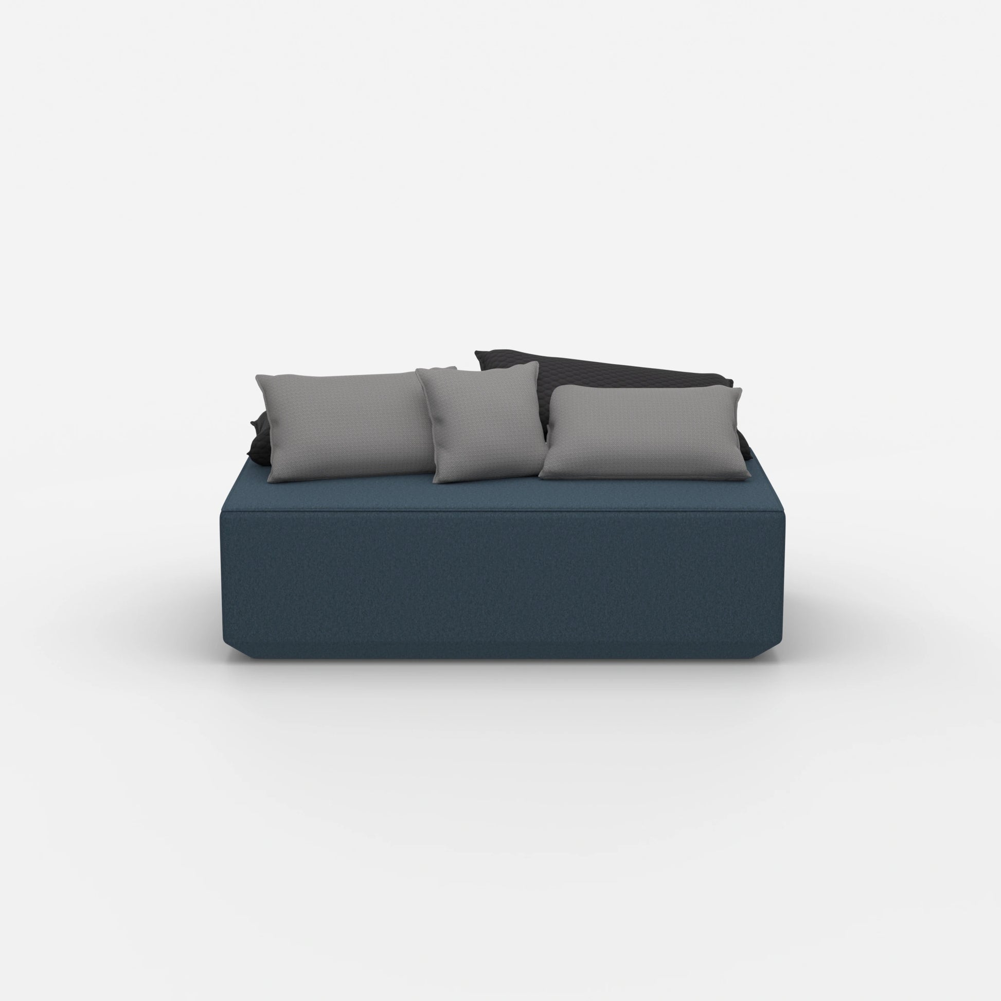Pouf modulare frontale