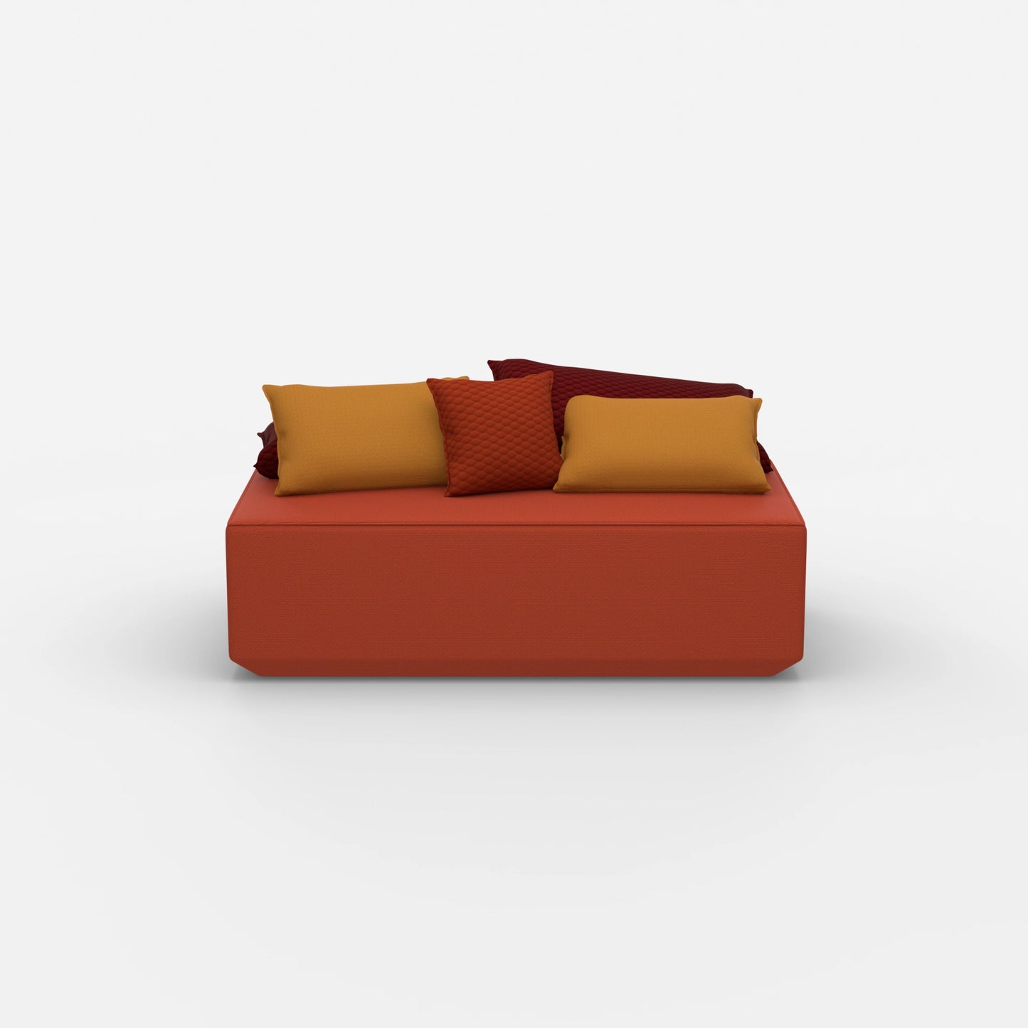 Pouf modulare frontale
