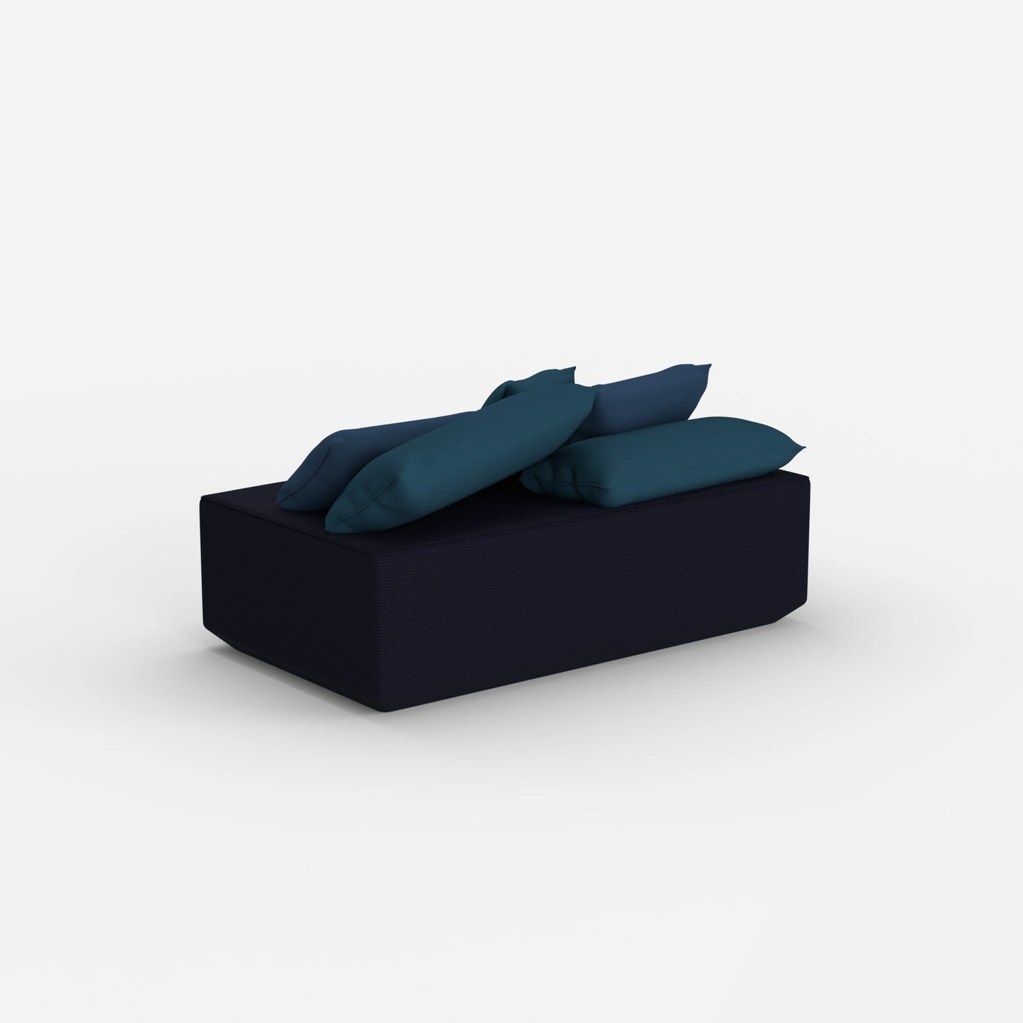Pouf modulare da dietro