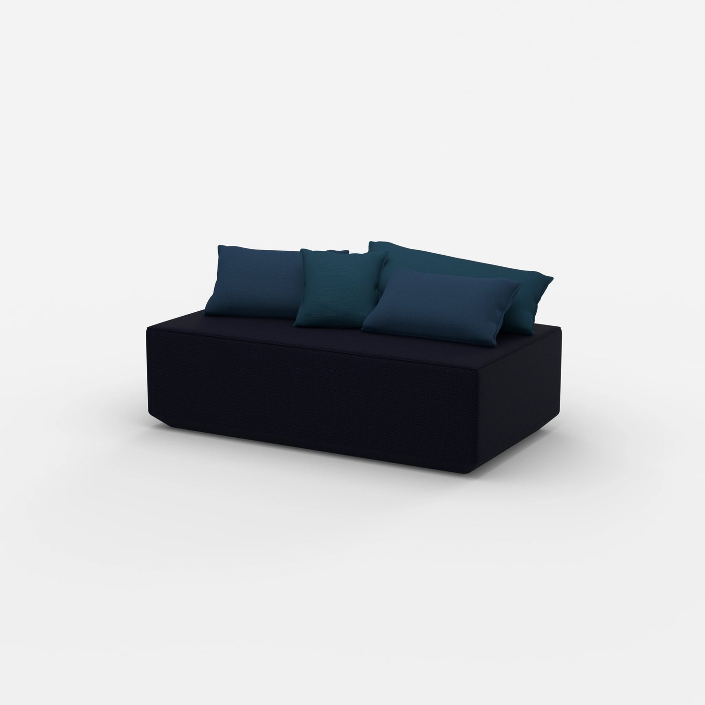 Pouf modulare laterale