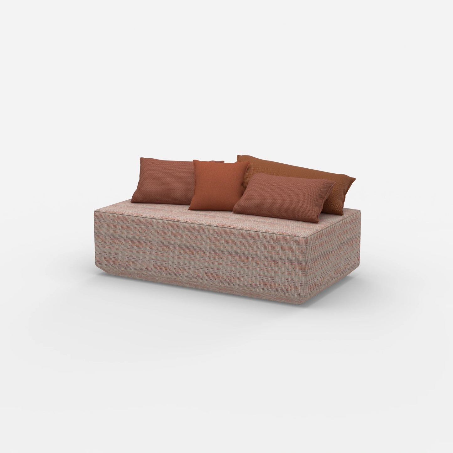 Pouf modulare laterale