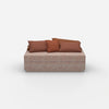 Pouf modulare frontale