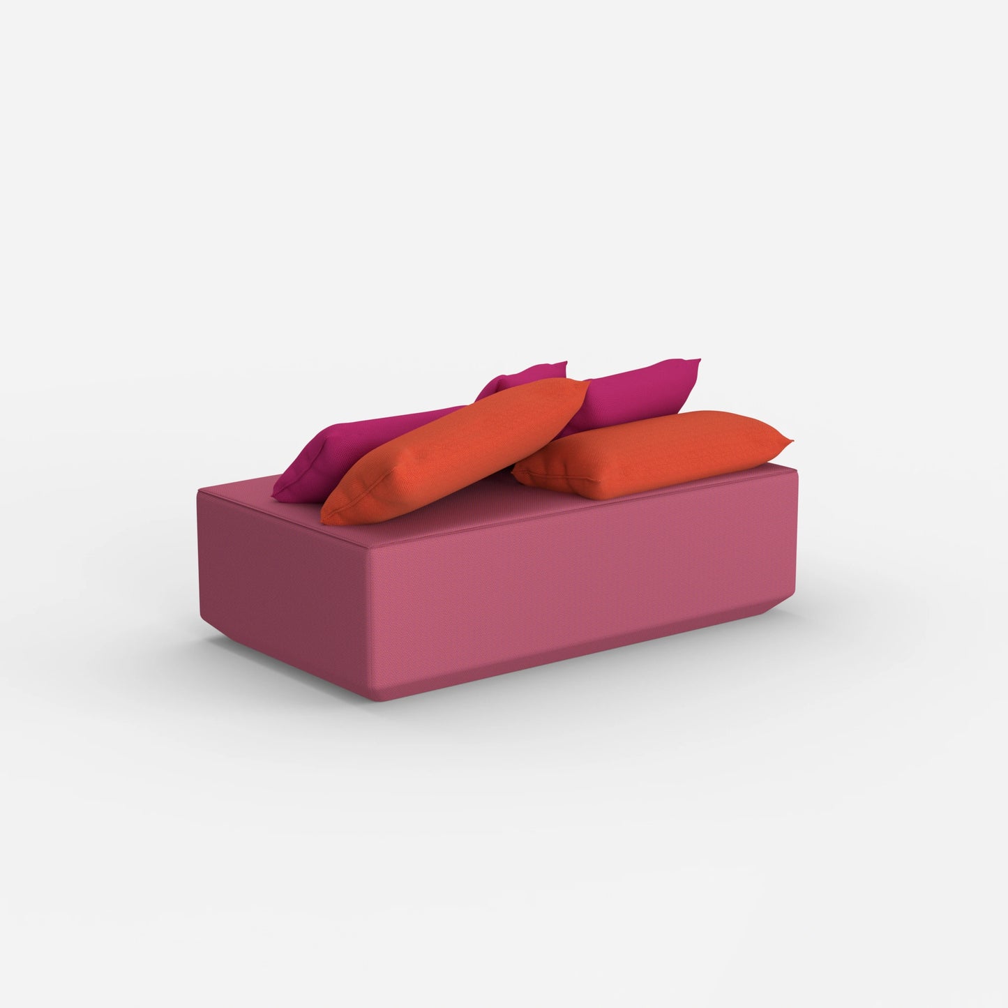 Pouf modulare da dietro