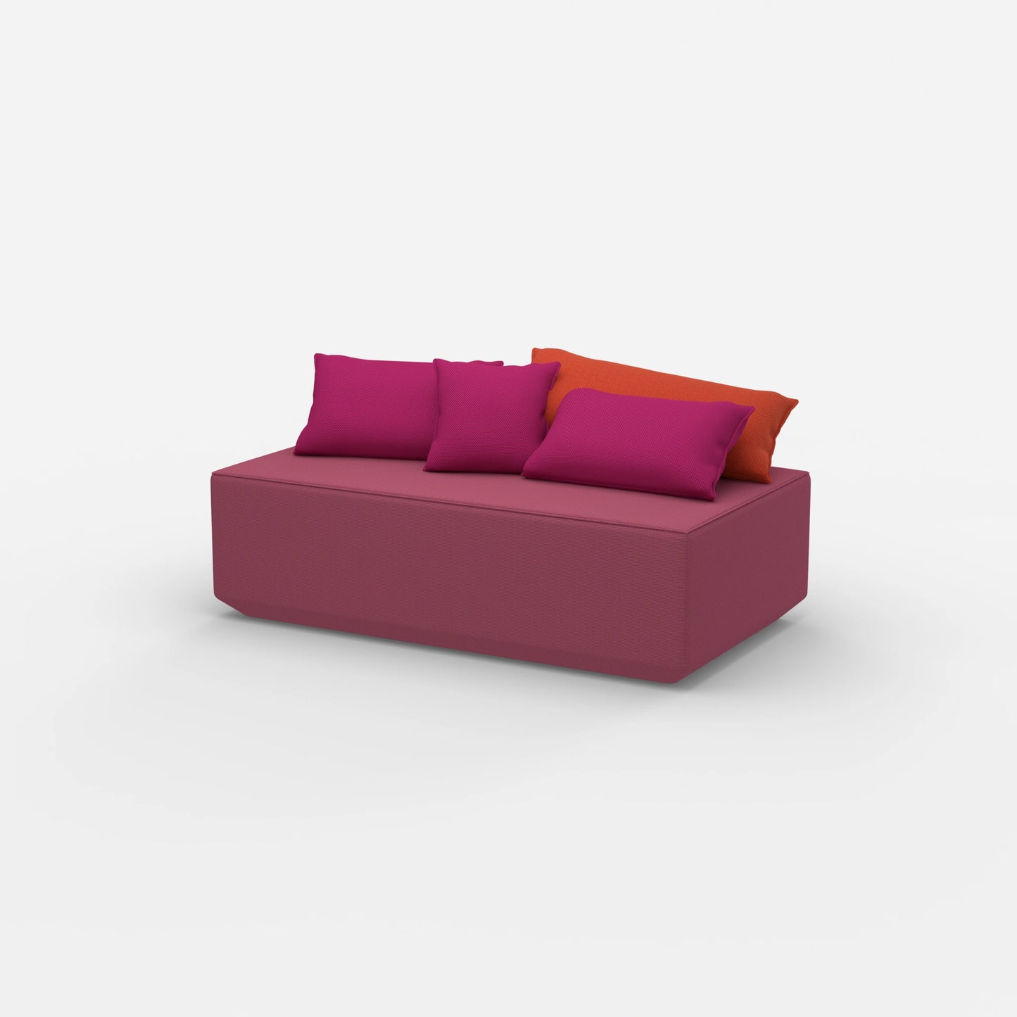 Pouf modulare laterale