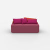 Pouf modulare frontale