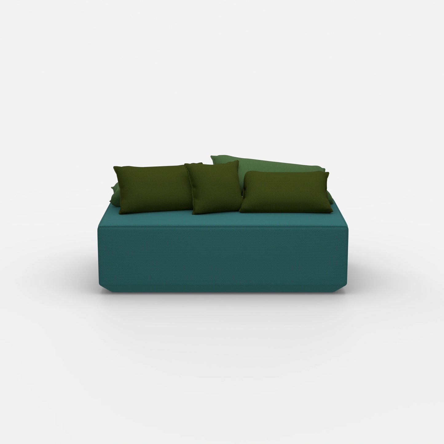Pouf modulare frontale