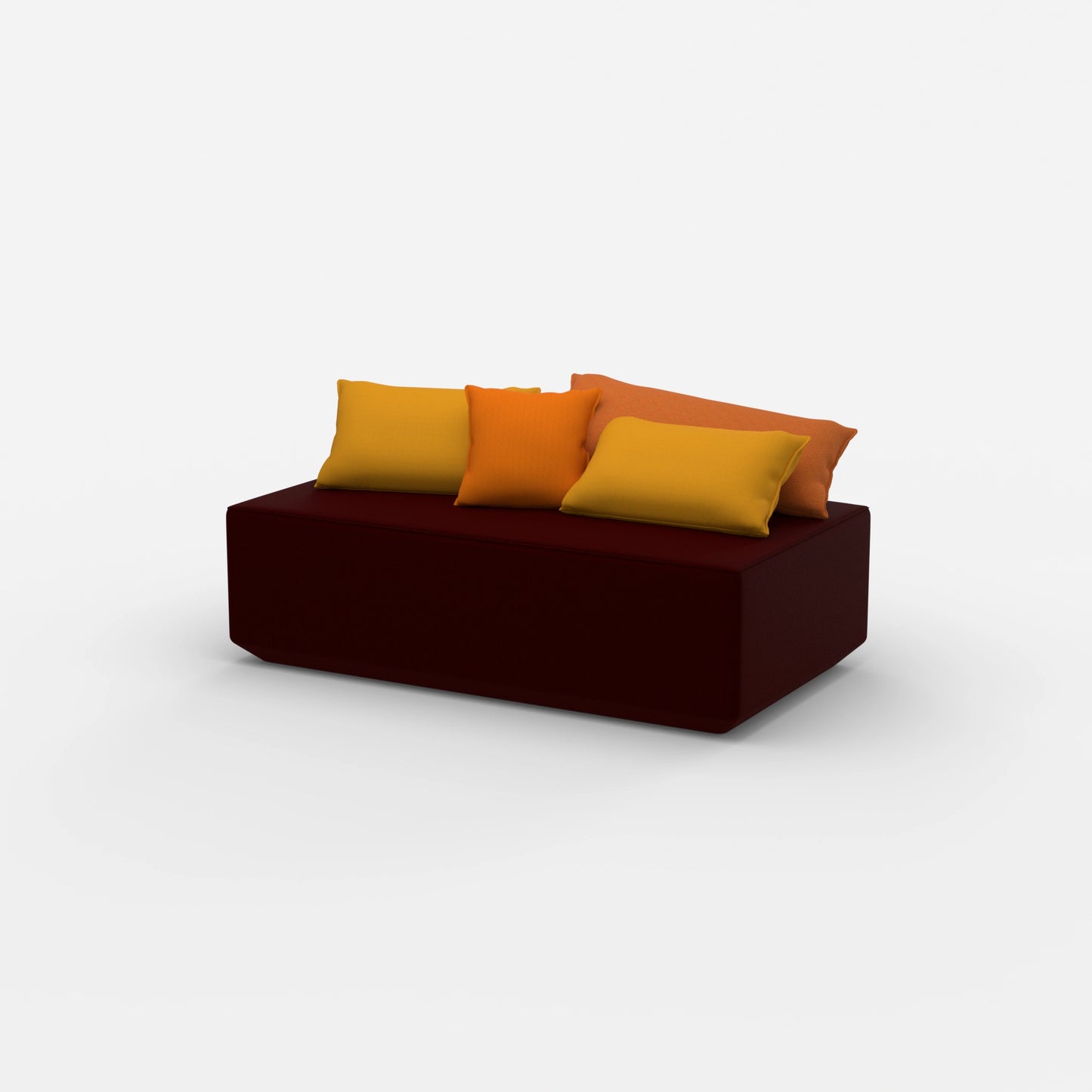 Pouf modulare laterale