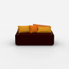 Pouf modulare frontale