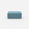 Pouf blu dal davanti