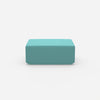 Pouf blu dal davanti