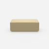 Pouf in beige dal davanti
