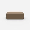 Pouf in beige dal davanti