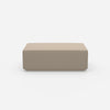 Pouf in beige dal davanti
