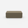 Pouf in beige dal davanti