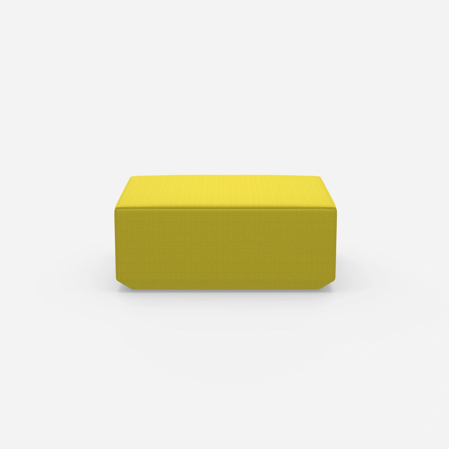 Pouf moderno alto 41 cm dal davanti