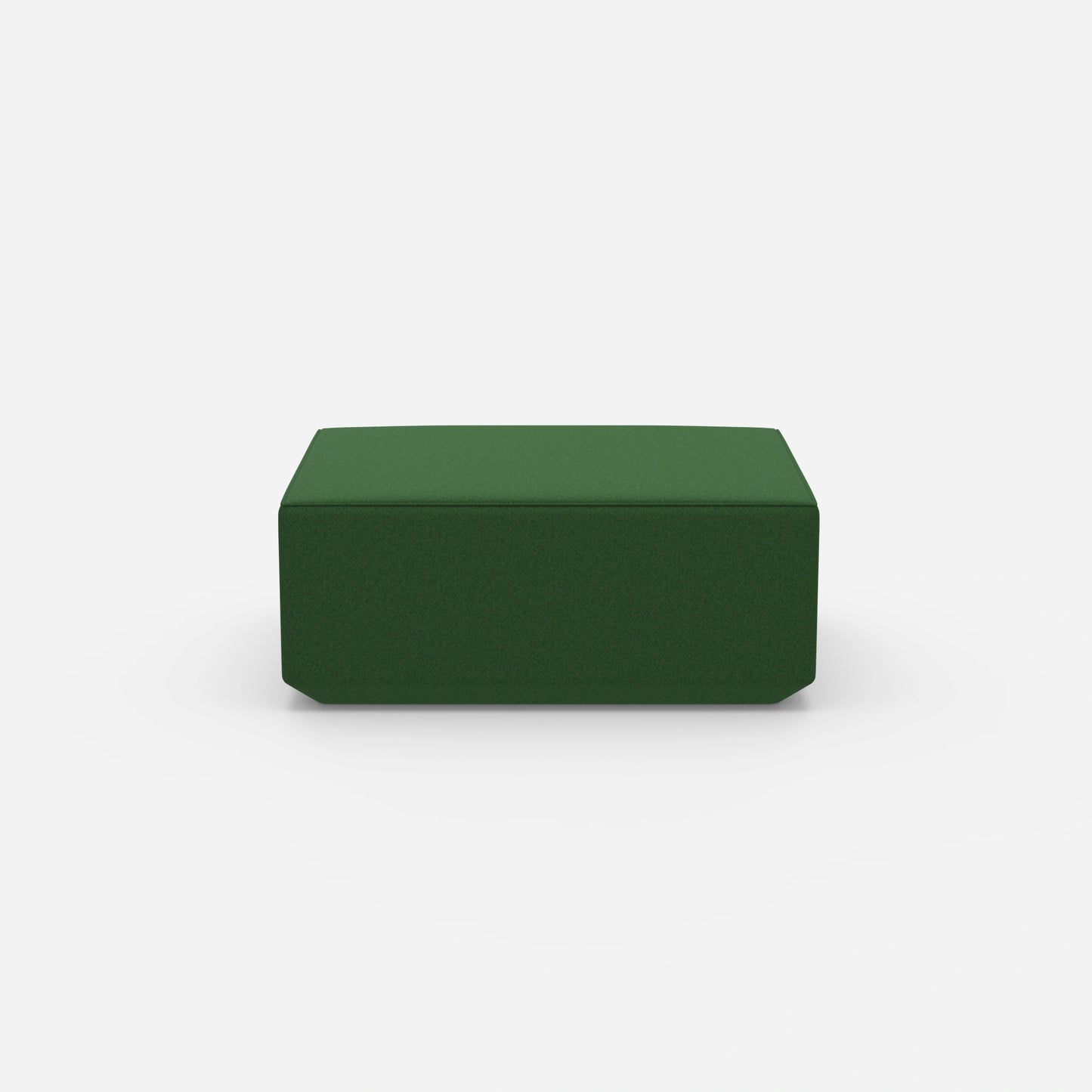 Pouf moderno alto 41 cm dal davanti