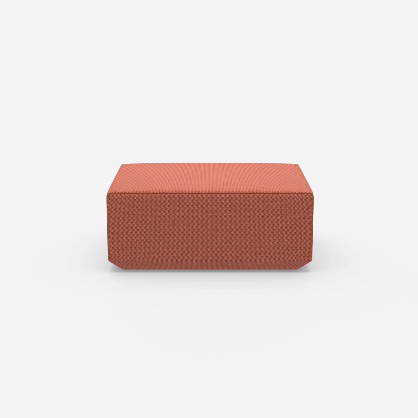 Pouf moderno alto 41 cm dal davanti