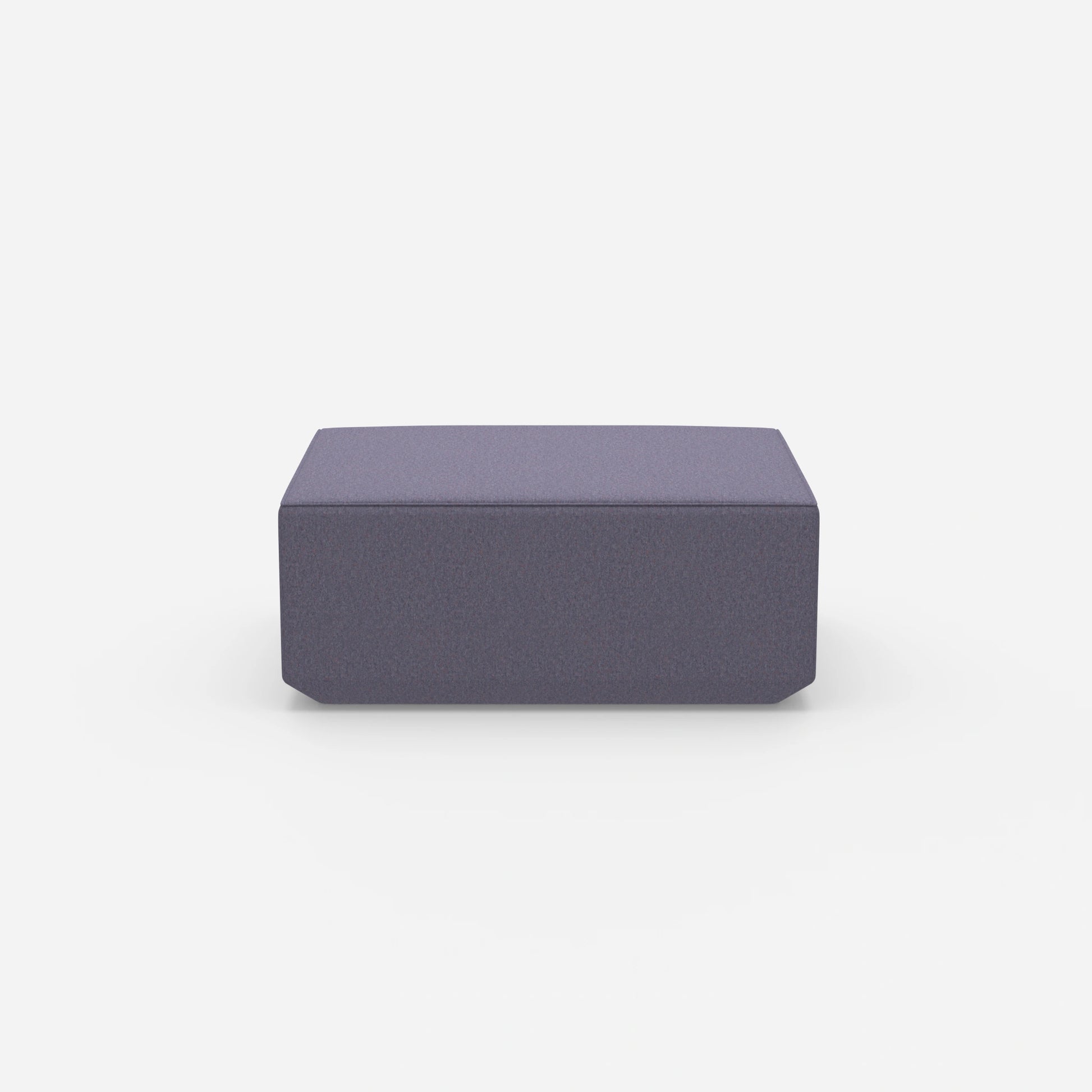 Pouf moderno alto 41 cm dal davanti