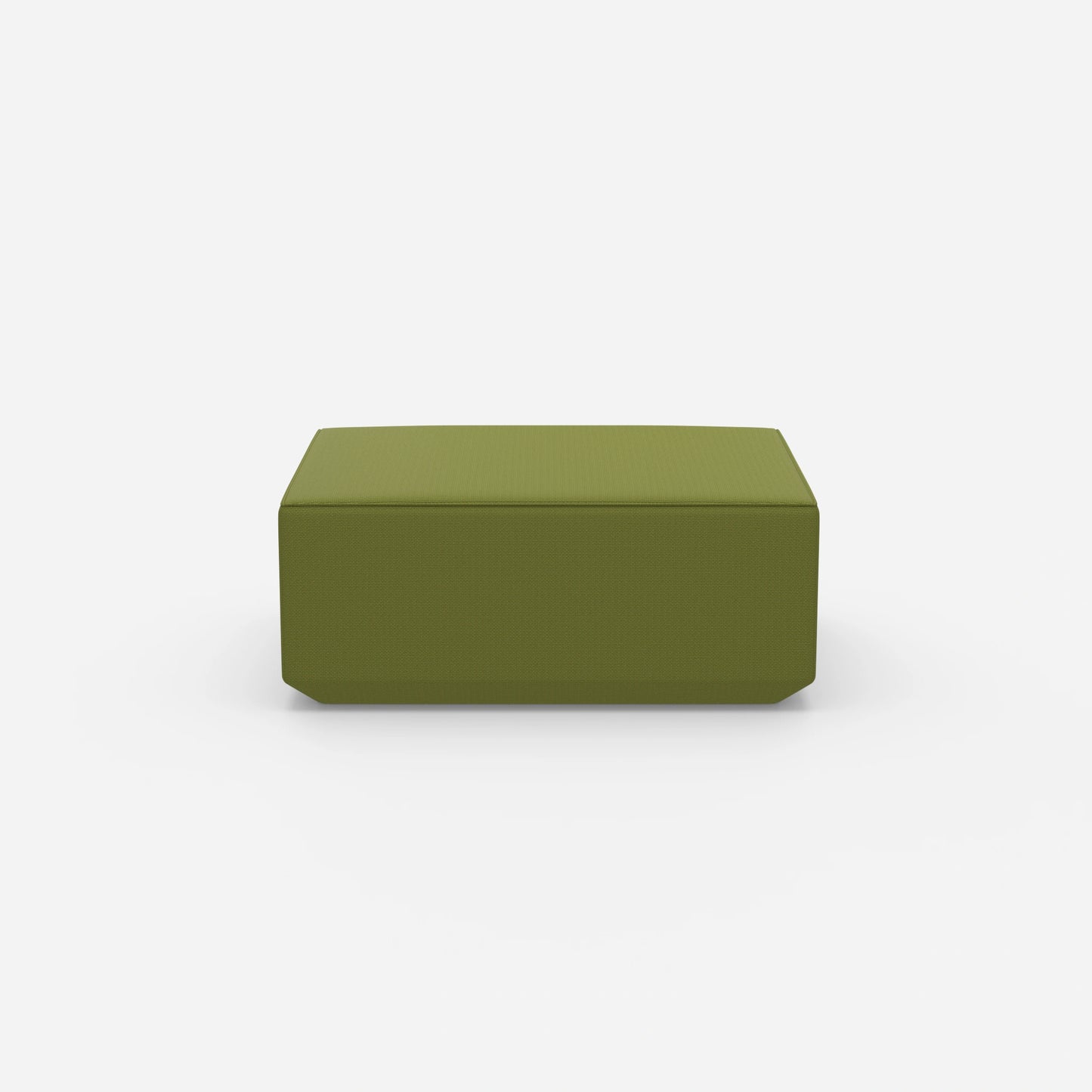 Pouf moderno alto 41 cm dal davanti