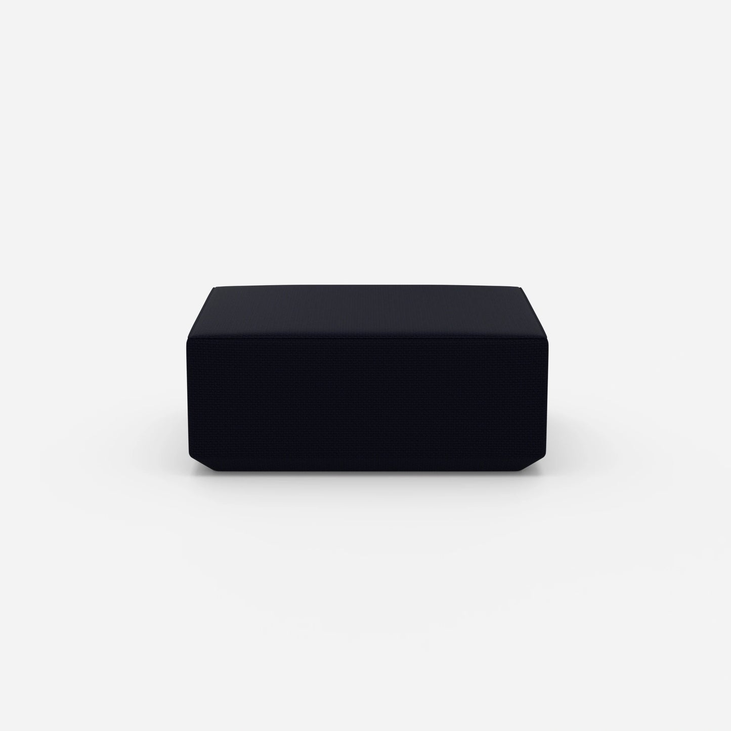 Pouf moderno alto 41 cm dal davanti