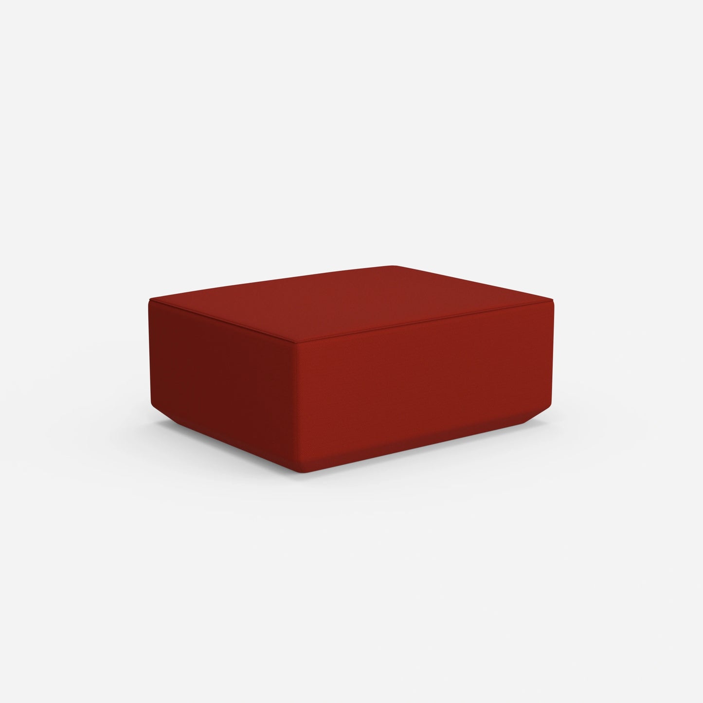 Pouf moderno alto 41 cm da dietro