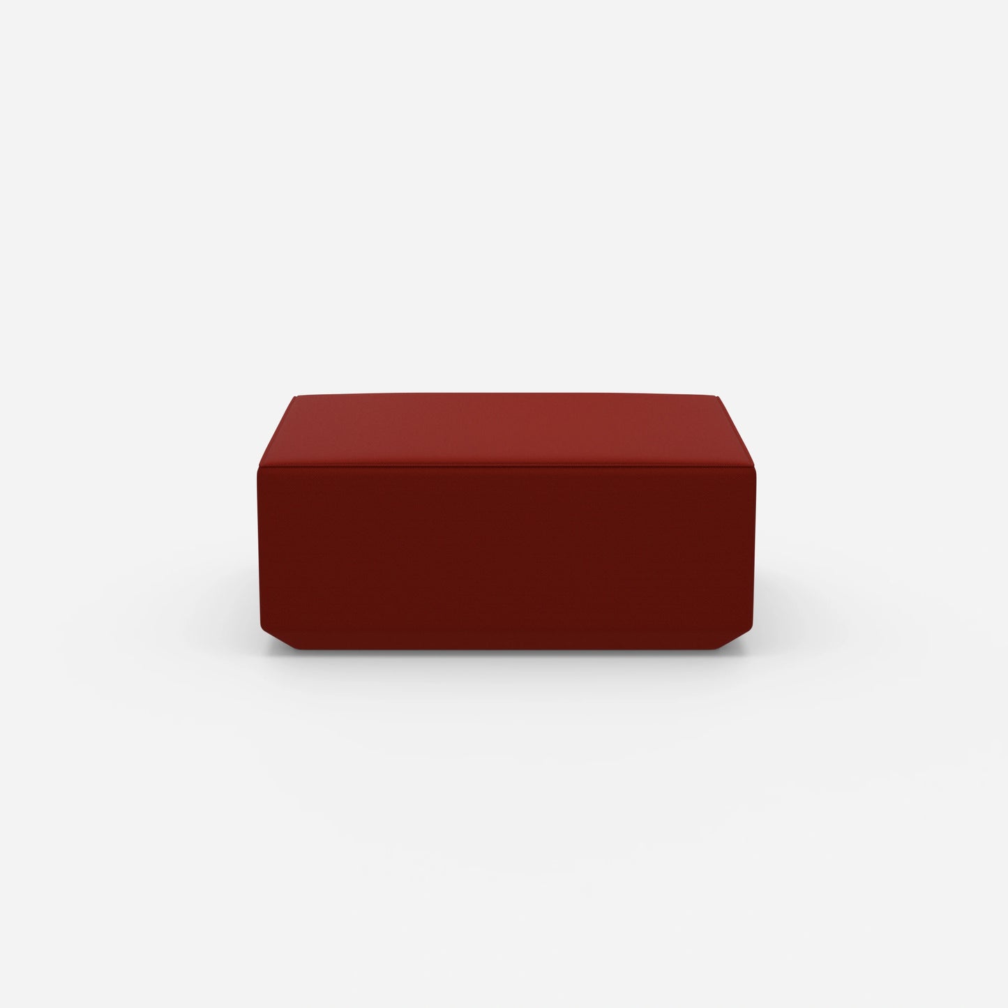 Pouf moderno alto 41 cm dal davanti