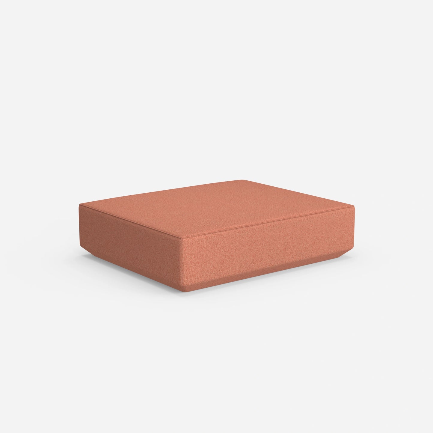 Pouf rosso da dietro