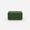 Pouf di seduta in verde da davanti
